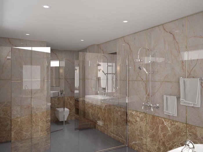 Tấm Cemboard mỏng được sử dụng cho trần nhà vệ sinh