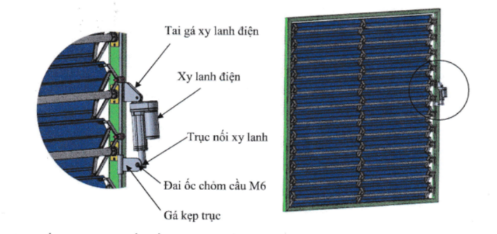 Lắp đặt xylanh lên hệ lam chuyển động và chạy thử