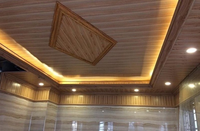 Trần nhựa Nano giả gỗ chất lượng