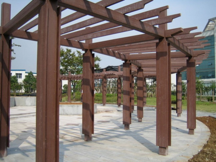 Lam chắn nắng giả gỗ sử dụng công viên ngoài trời không bị mối mọt, phai màu