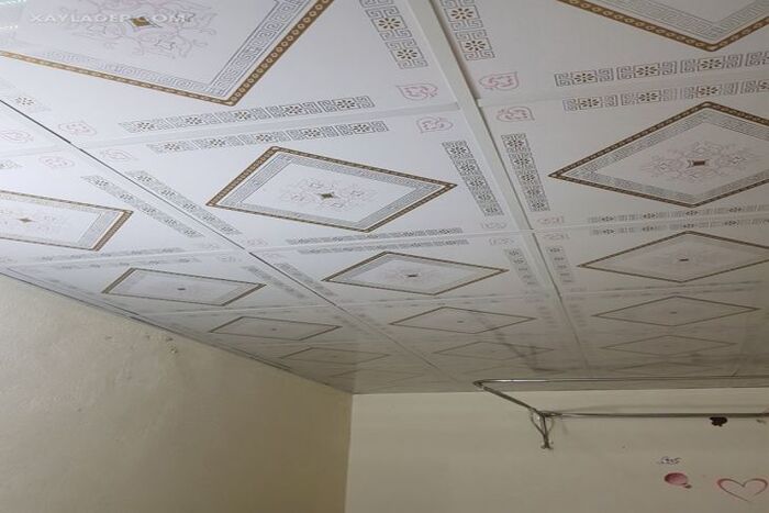 Trần nhựa có họa tiết hoa văn đa dạng cho người dùng lựa chọn