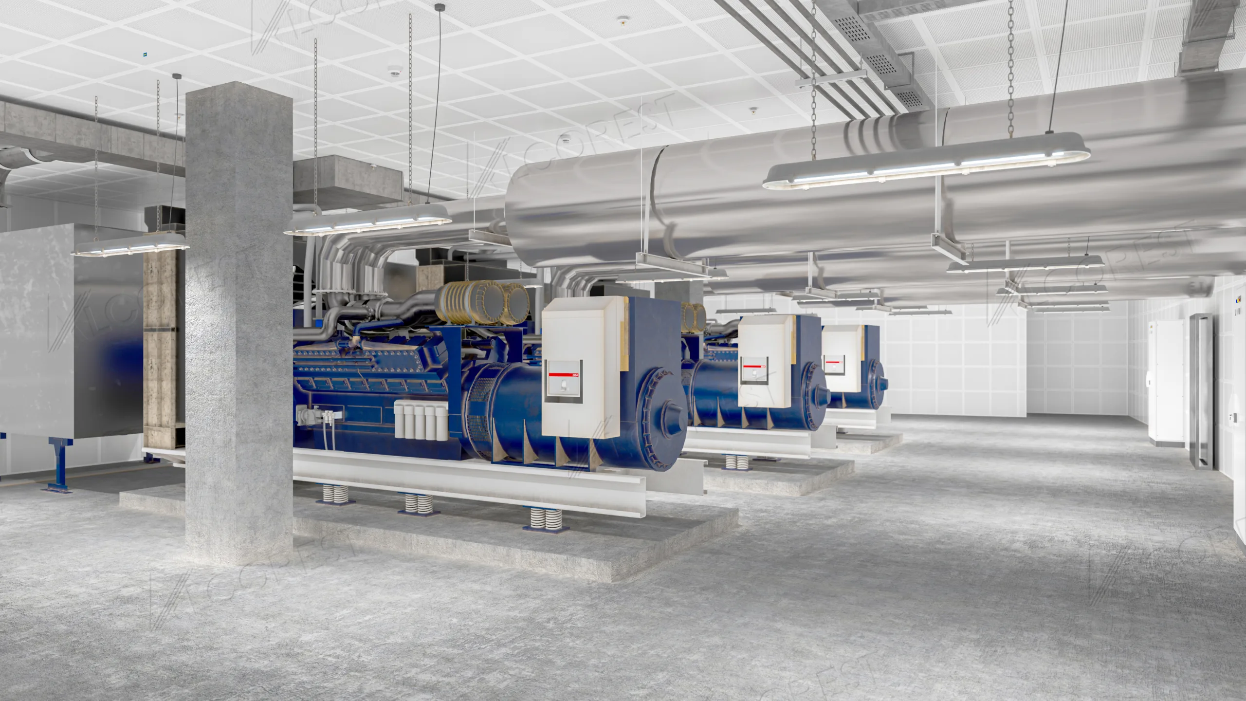 PHÒNG MÁY PHÁT ĐIỆN CÁP TREO HÒN THƠM – PHÚ QUỐC