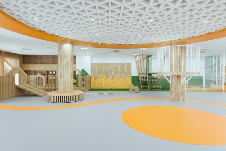 Trần nhôm Caro tam giác đem đến thiết mới mẻ
