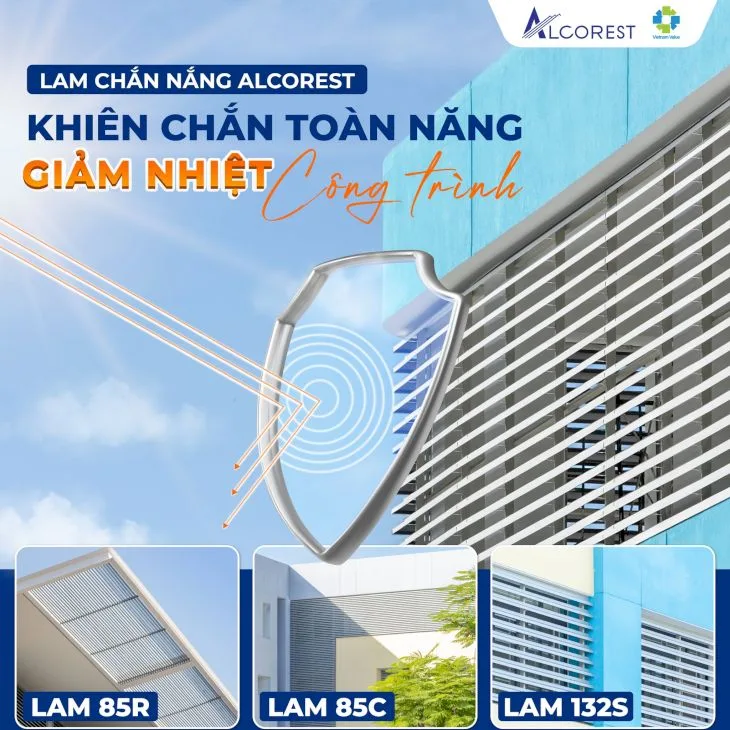 Lam chắn nắng là gì? Cấu tạo của 4 loại lam chắn nắng phổ biến nhất hiện nay