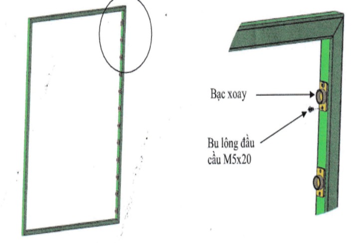 Cần lắp đặt khung xương một cách cẩn thận và chính xác