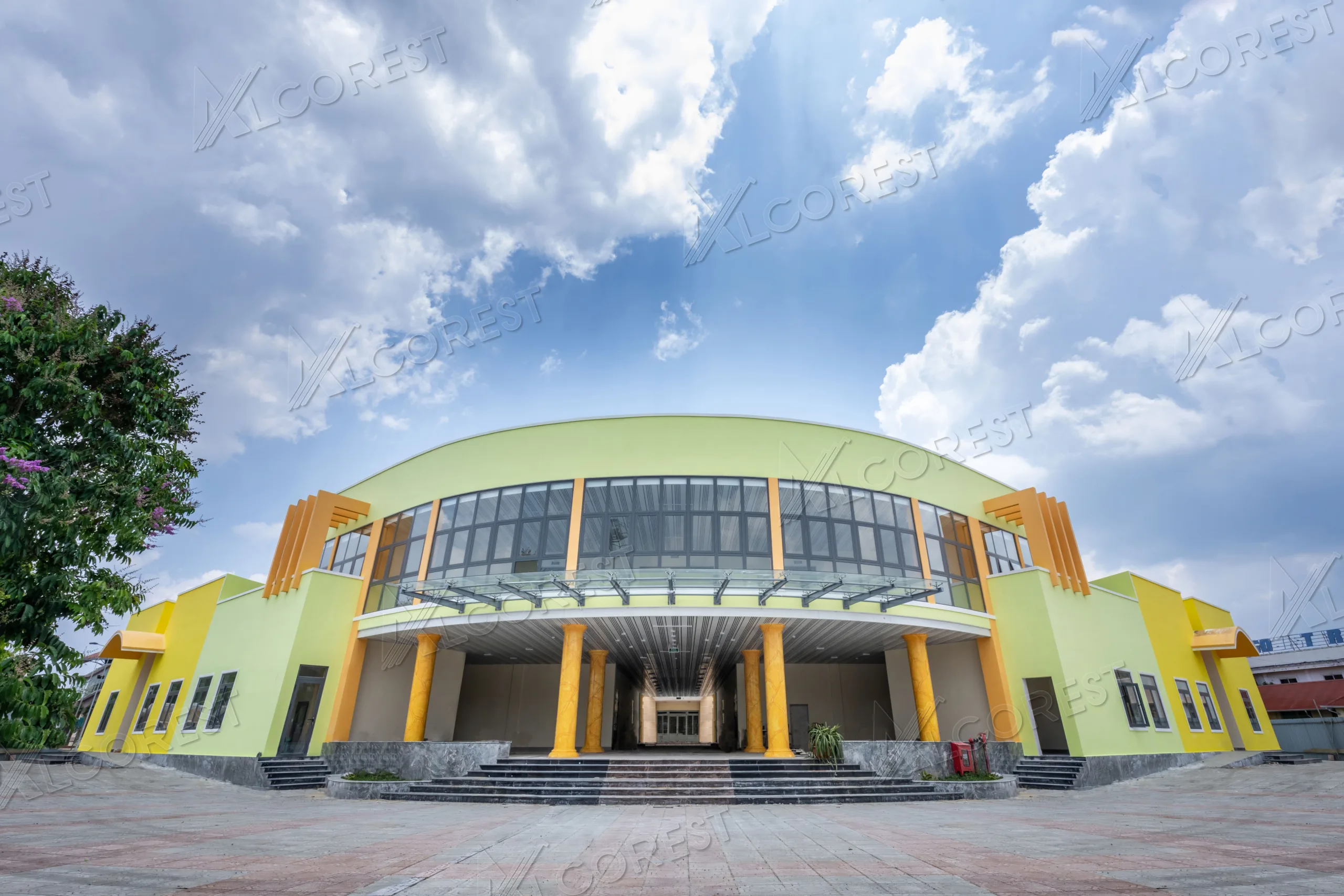 NHÀ THI ĐẤU ĐA NĂNG LÂM HÀ
