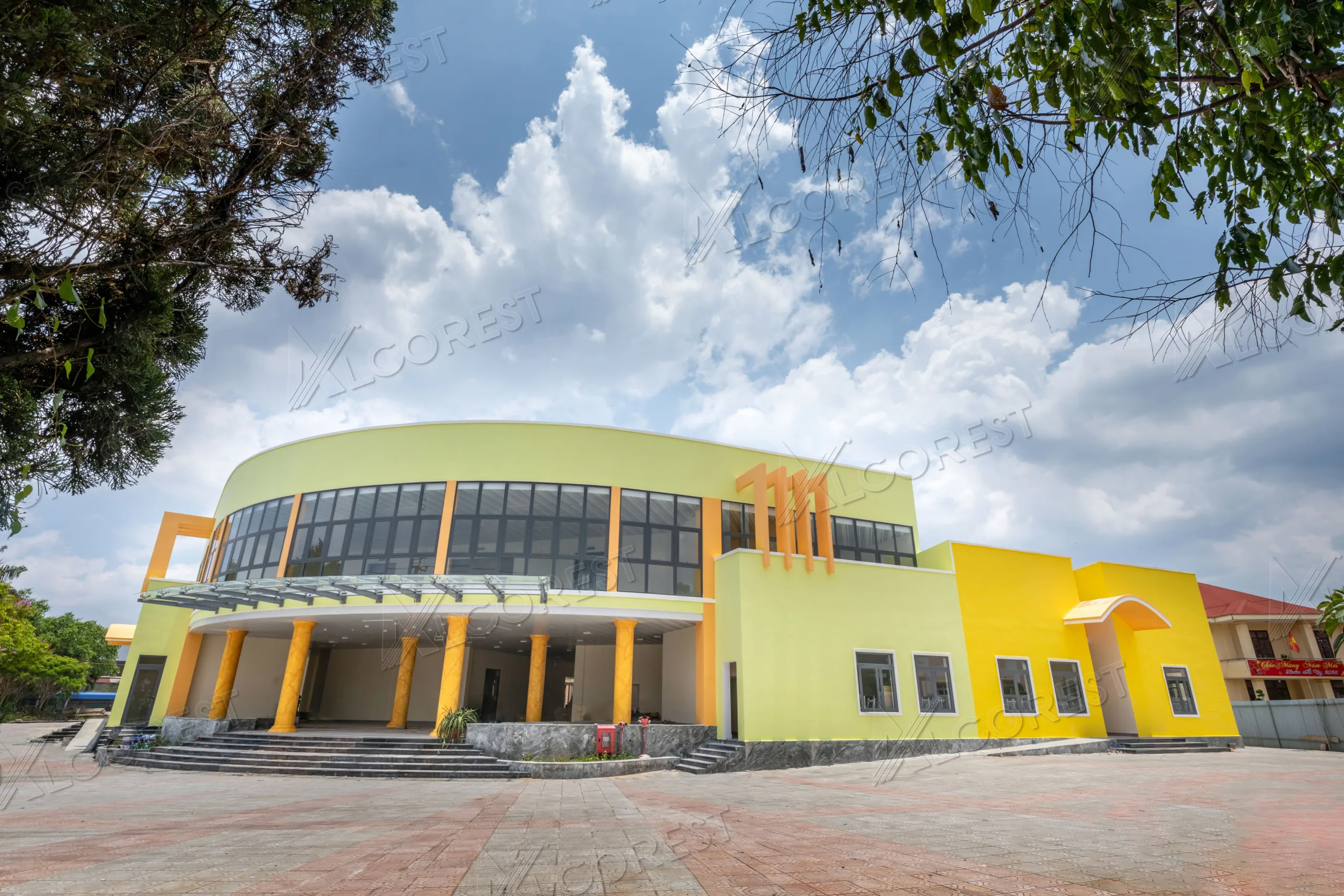NHÀ THI ĐẤU ĐA NĂNG LÂM HÀ