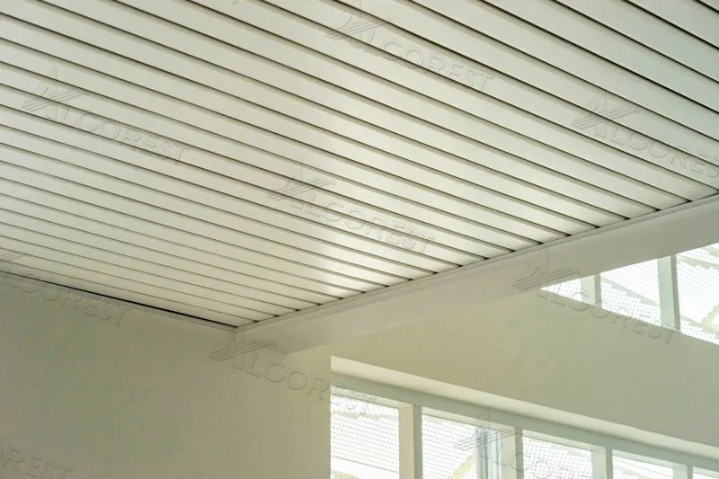 Trần nhôm C85 được ứng dụng cho công trình tại trường THPT Nguyễn Thị Minh Khai tại Bình Dương