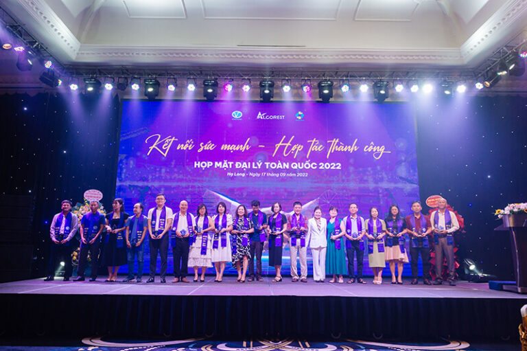 Sự kiện Họp mặt đại lý toàn quốc năm 2022 của Alcorest với thông điệp “Kết nối sức mạnh – Hợp tác thành công”
