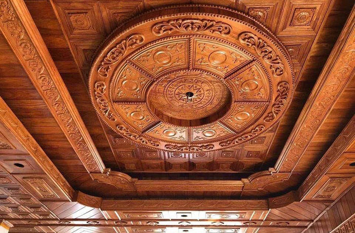 Trần gỗ mang đến không gian ấm cúng