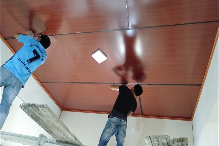 Trần nhôm nhựa Alu vân gỗ mang tới vẻ đẹp hiện đại, sang trọng