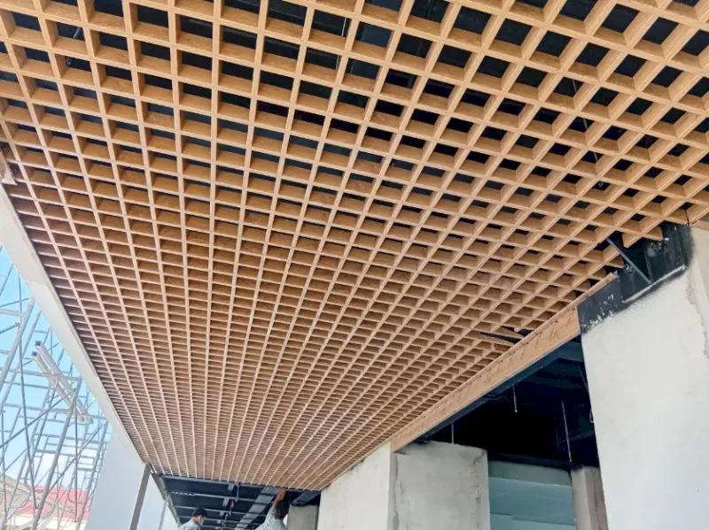 Trần nhôm Caro giúp bạn dễ dàng lắp đặt và vệ sinh