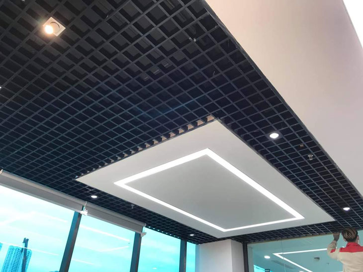 Trần nhôm thả 600×600 đem đến vẻ đẹp hiện đại cho ngôi nhà