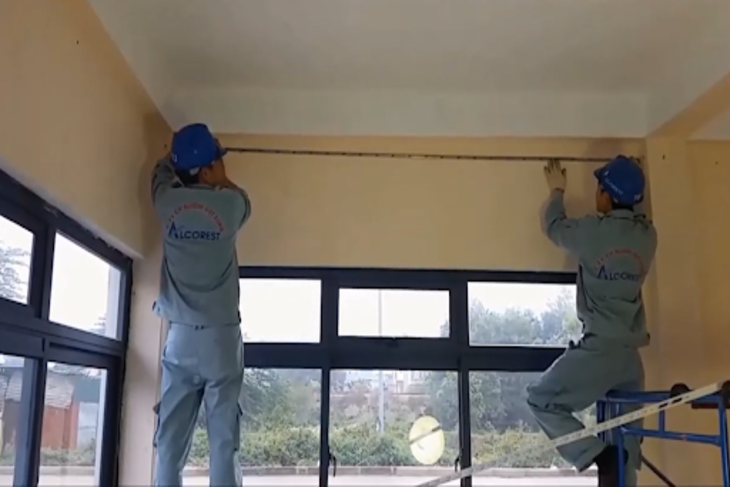 Treo Tyren sao cho khoảng cách giữa các điểm treo đều nhau