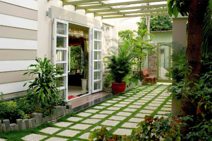 Trồng cây xanh không chỉ giúp cho công trình của bạn mát mẻ mà còn tăng tính thẩm mỹ cho không gian