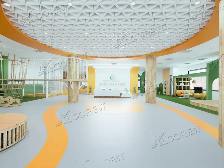 Trần bằng nhôm có độ bền tốt và tính thẩm mỹ cao