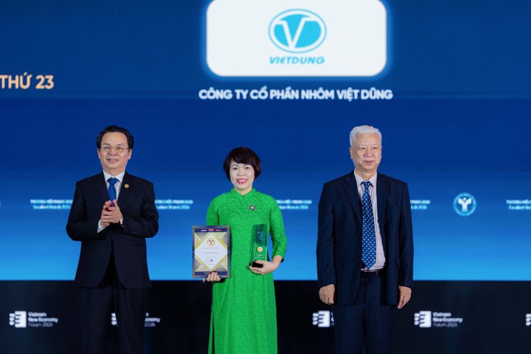 Nhôm Việt Dũng tự hào đạt Thương Hiệu Mạnh lần thứ 10 liên tiếp