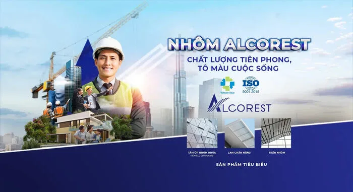 Alcorest là thương hiệu cung cấp vật liệu tấm ốp nhôm nhựa được đông đảo khách hàng  lựa chọn