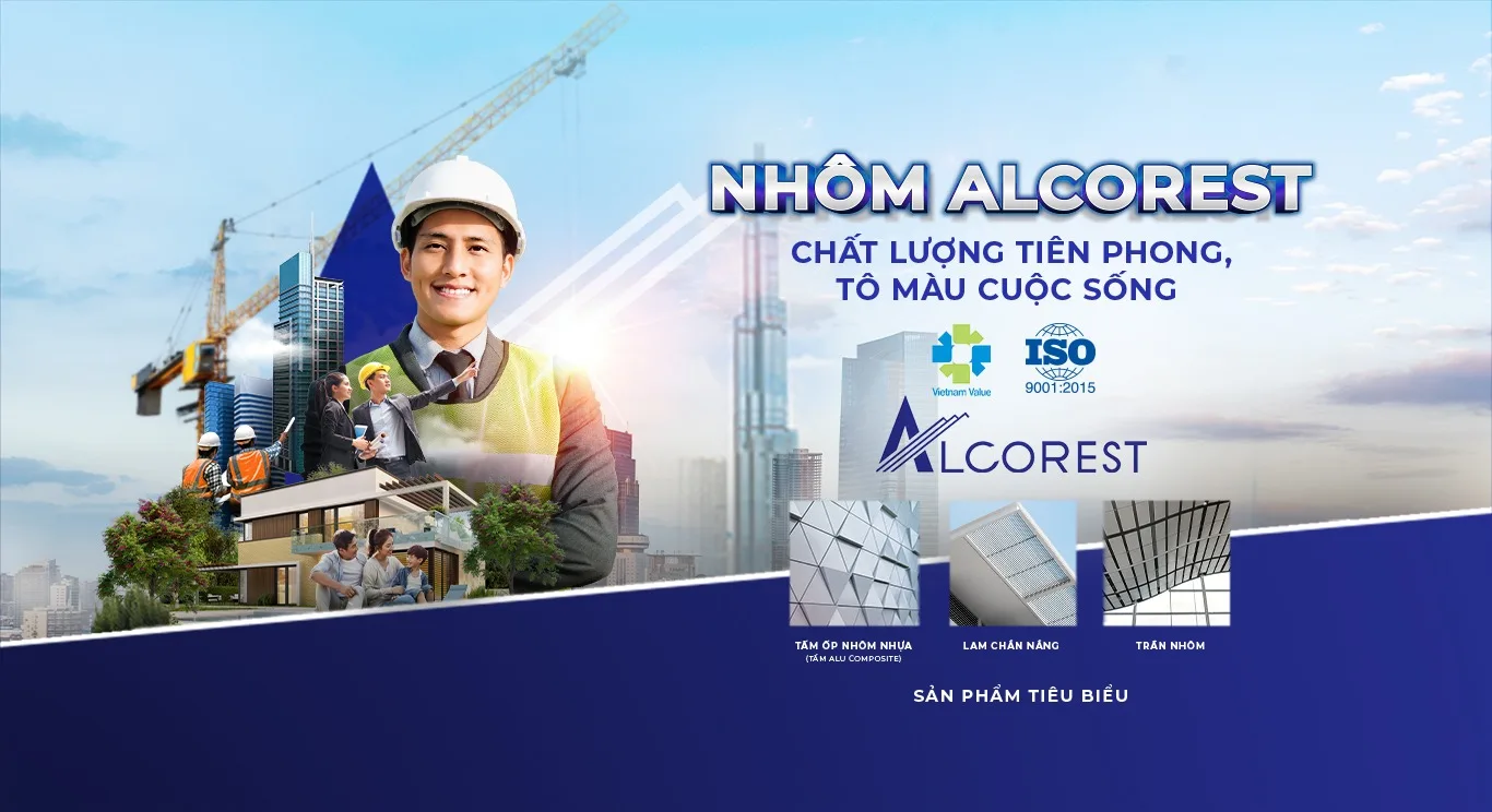 Thương hiệu tấm ốp Alcorest đảm bảo chất lượng sản phẩm, được nhiều chủ thầu tin tưởng và sử dụng cho công trình