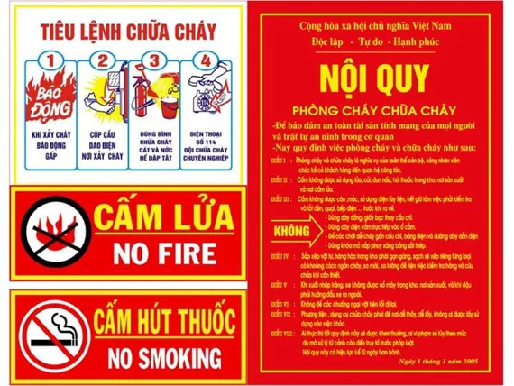 Bộ nội quy tiêu lệnh PCCC