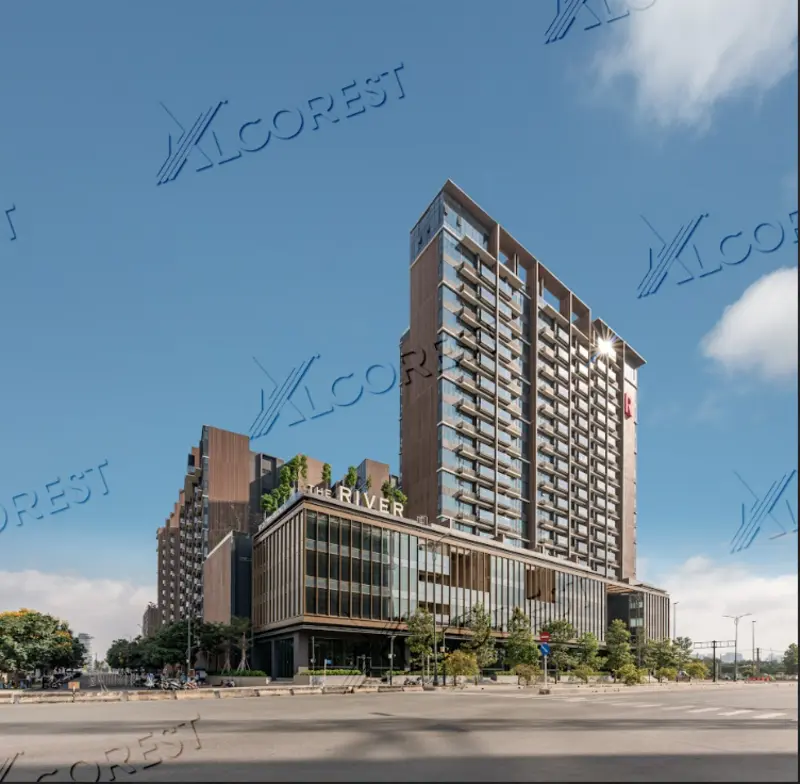 Tòa nhà River Thủ Thiêm sử dụng tấm ốp Alcorest với thiết kế độc đáo